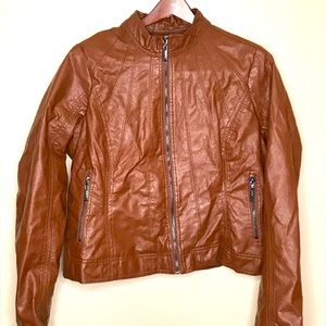A leather jacket